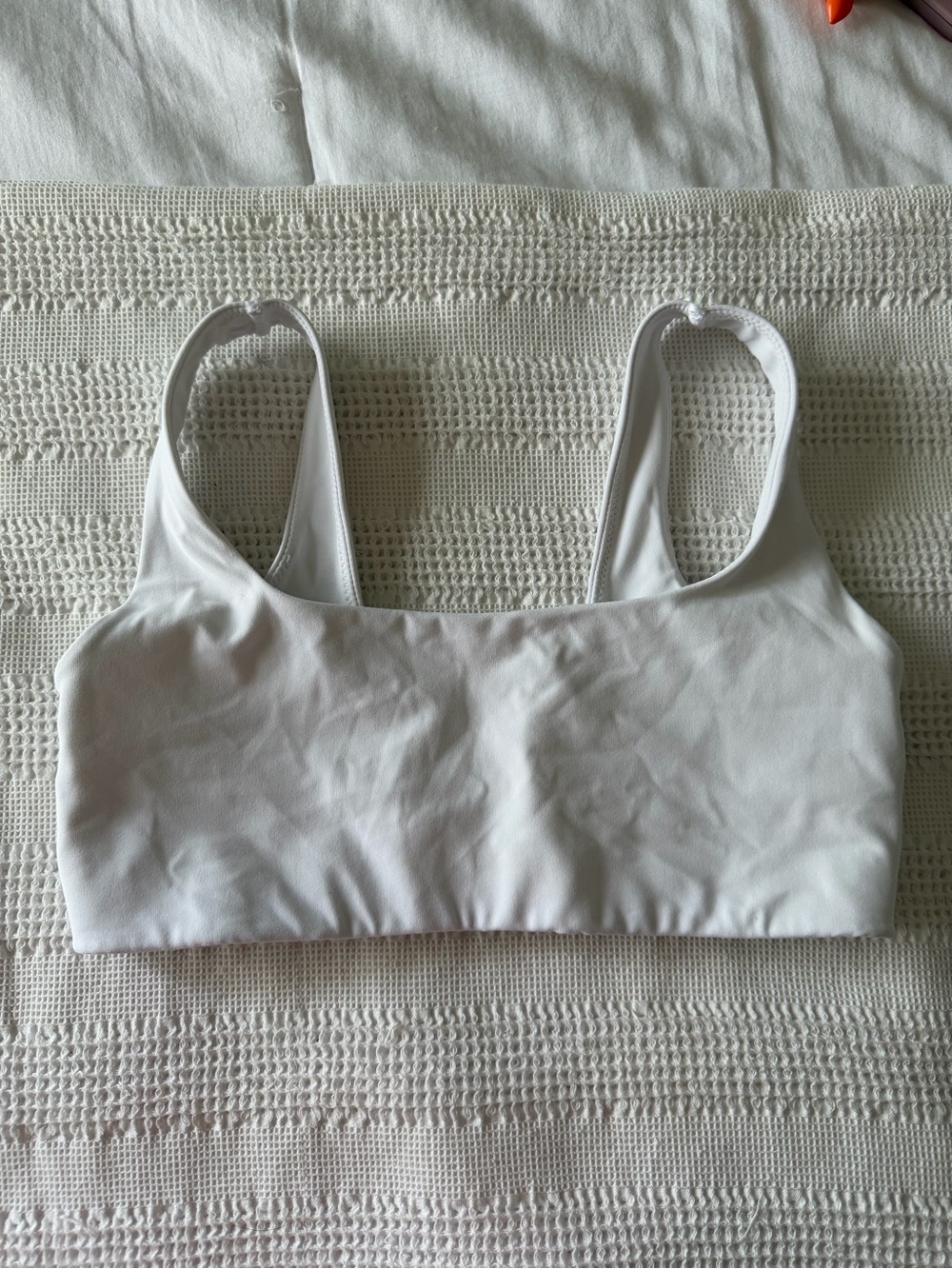 OFFLINE by Aerie Everyday White Scoop Sports Bra